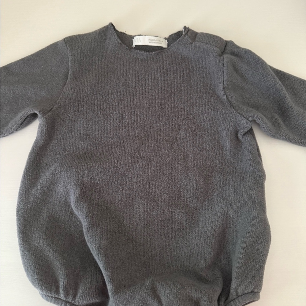 Gray Baby Sweater
